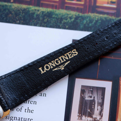 Vintage Longines Tank 150th Anniversary 80s Ultra Thin White Roman Dial - NOS