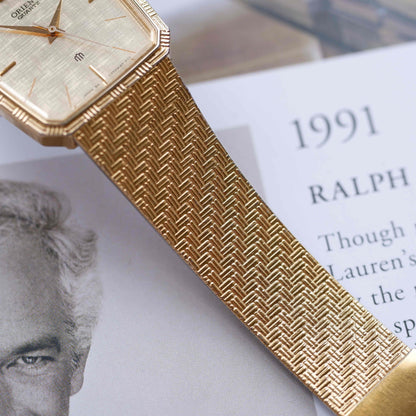 Vintage Orient Champagne Dial Diamond Quartz from the 70s
