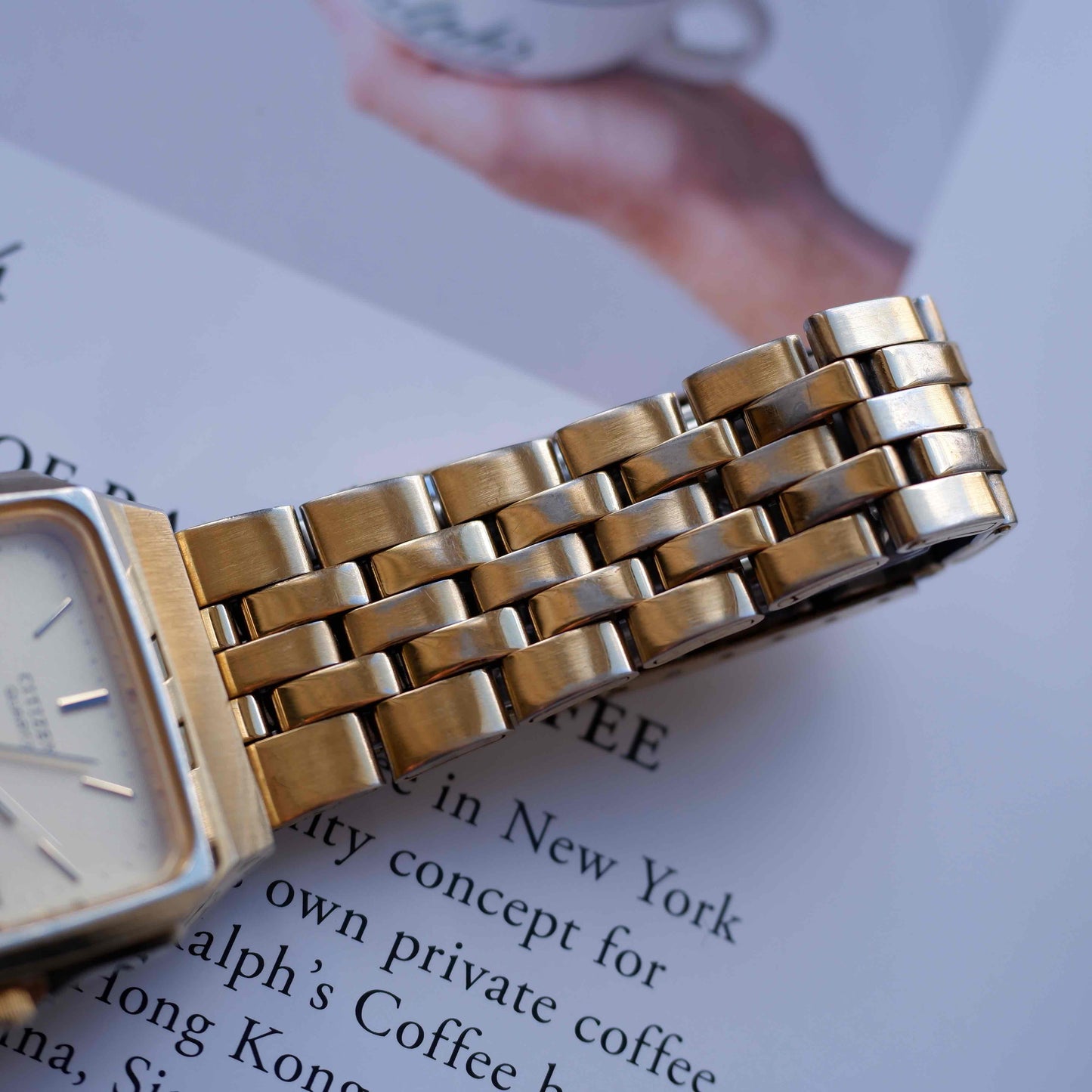 Vintage Citizen Day Date 80s Frosted Champagne Dial Japanese Market