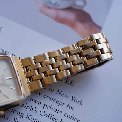 Vintage Citizen Day Date 80s Frosted Champagne Dial Japanese Market