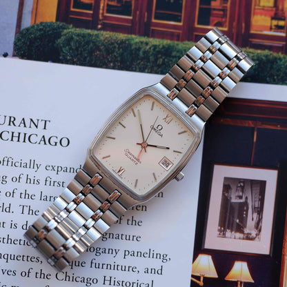 Vintage Omega Seamaster Ultra Thin White Dial Quartz from the 80s