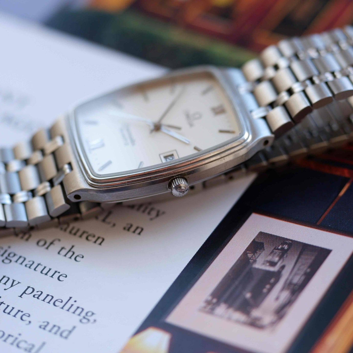 Vintage Omega Seamaster Ultra Thin White Dial Quartz from the 80s