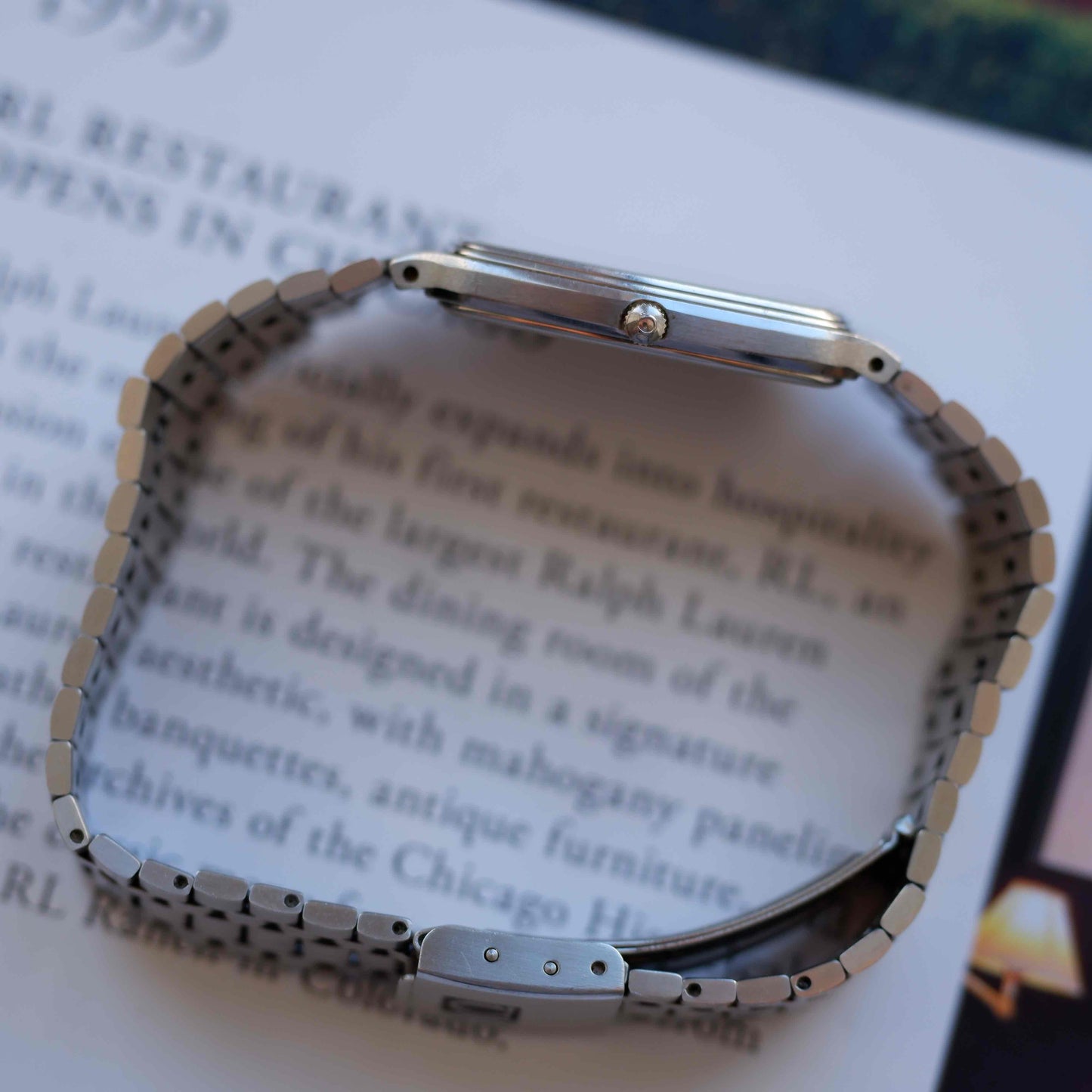 Vintage Omega Seamaster Ultra Thin White Dial Quartz from the 80s