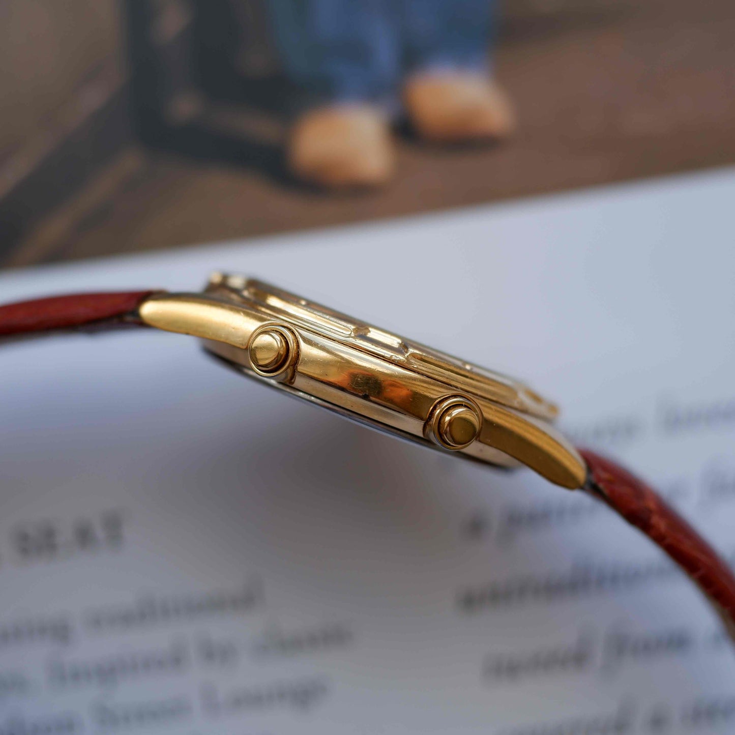 Vintage Seiko AnaDigi Ref. H801-7001 Quartz Gold from the 80s