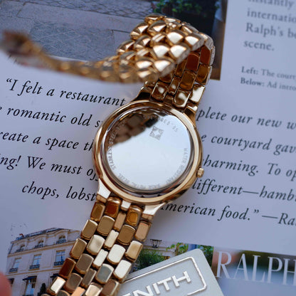 Vintage Zenith Concerto White Dial Golden Quartz from the 90s - NOS