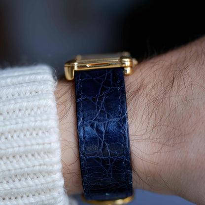 Vintage Cabouchon Tank Style 90s Art Deco Roman Dial Quartz