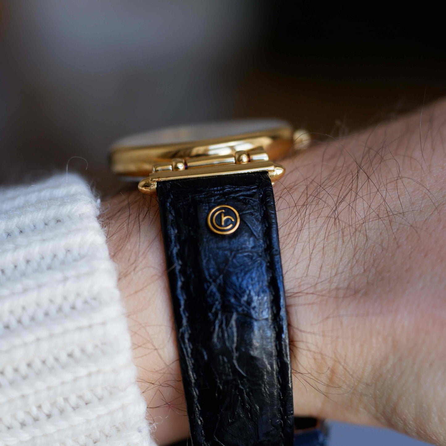 Vintage Challenger 90s White Roman Dial Breguet-Style Mechanical NOS